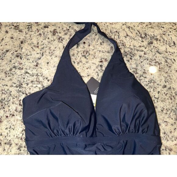 Tommy Hilfiger Women's Halter One Piece Swimsuit - Picture 4 of 7